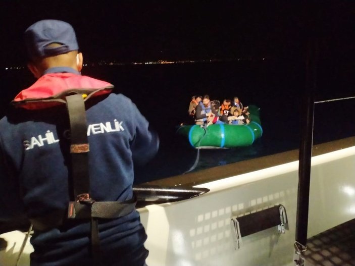 Bodrum'da 82 kaçak göçmen kurtarıldı, 24 kaçak göçmen yakalandı -1