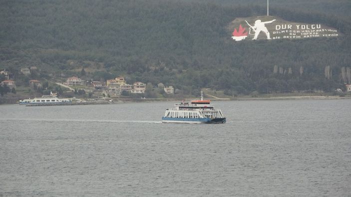 Çanakkale'de adalara yarınki feribot seferleri iptal -10