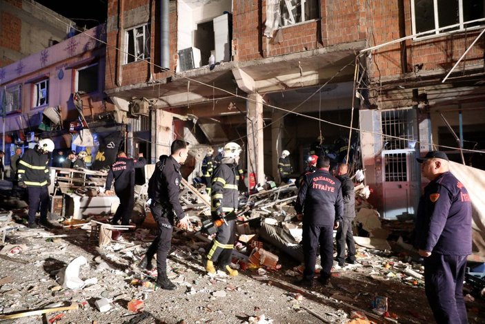 Gaziantep'te lokantadaki patlama kamerada -4