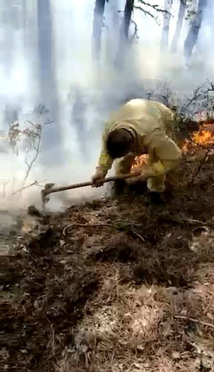 Çorum’da 2 orman yangını; 11 hektar alan zarar gördü -1