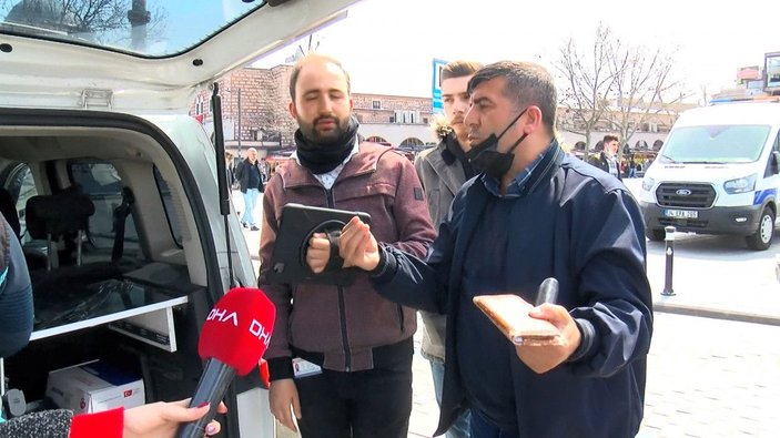 Eminönü'nde emniyet kemeri takmayan taksici: Rahatsız ediyor -5