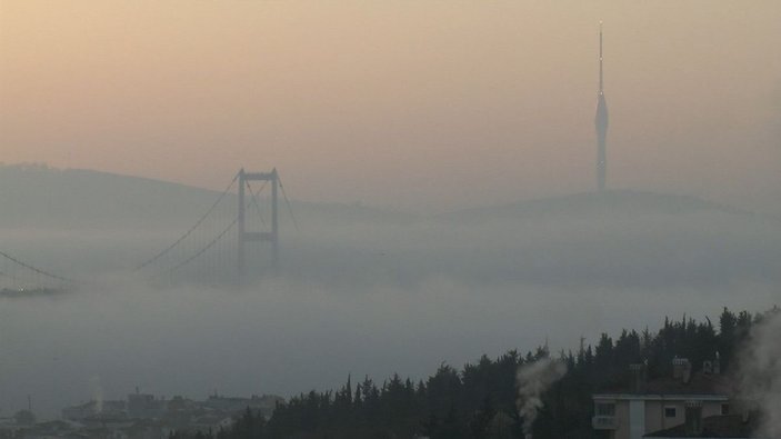 İstanbul'da sis hayatı olumsuz etkiledi(2) -3