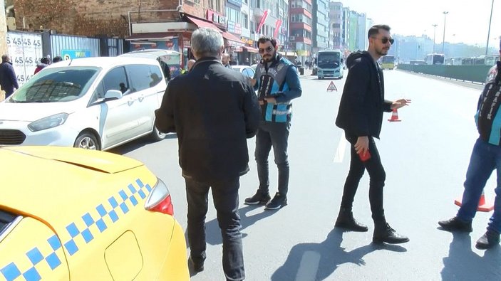 Kadıköy’de çalışma belgesi olmayan taksiciye ceza -4