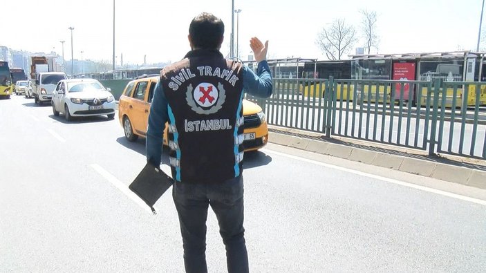 Kadıköy’de çalışma belgesi olmayan taksiciye ceza -6