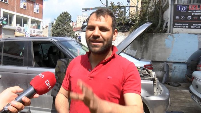Ataşehir'de tamirdeki araçların parçalarını çalmak için sökerken yakalandılar -8