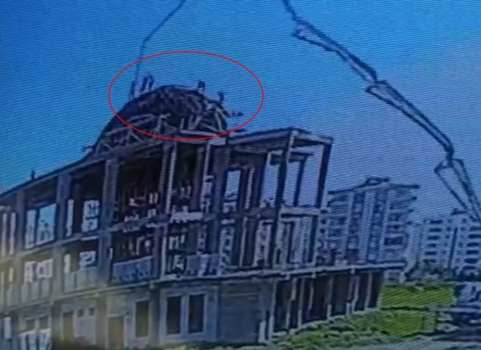 Diyarbakır'da inşaat iskelesi çöktü: 1'i ağır, 6 yaralı (2) -2
