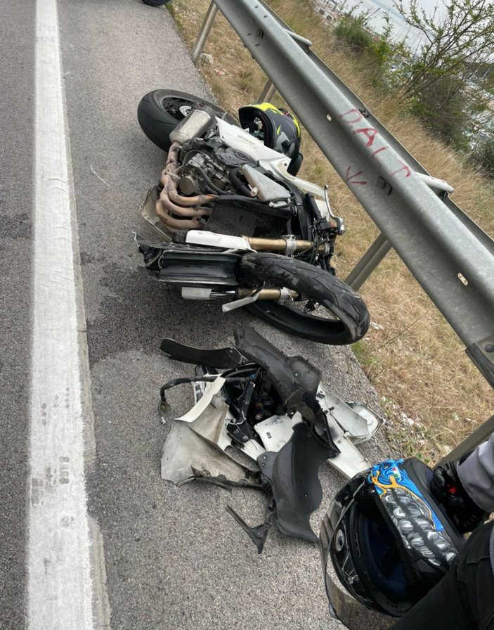 Motosiklet tutkunu Mehmet, kazada öldü -10