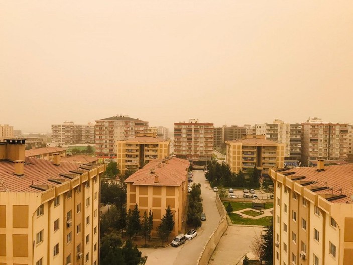 Doğu ve Güneydoğu Anadolu bölgelerinde toz taşınımı etkili oldu -5