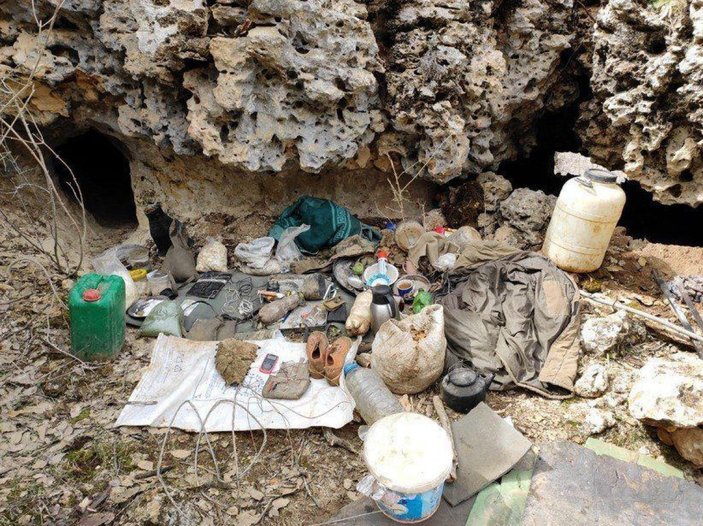 İçişleri: PKK'lıların 20 mağara ve 35 sığınağı imha edildi -3