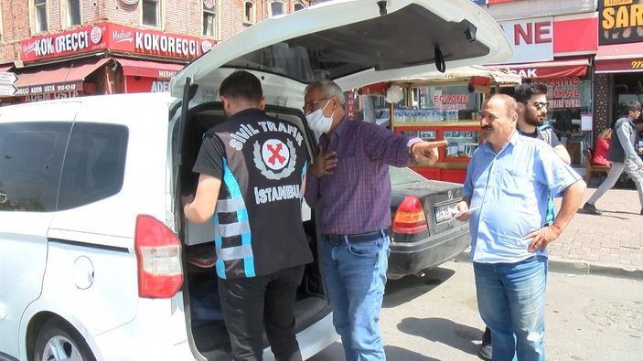 Kadıköy'de denetimde 8 taksi şoförüne emniyet kemeri cezası  -2