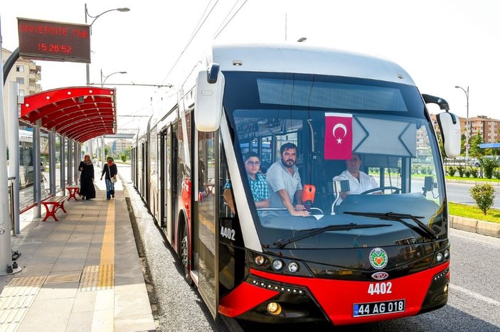 Malatya’da belediye otobüsleri bayramda ücretsiz -2