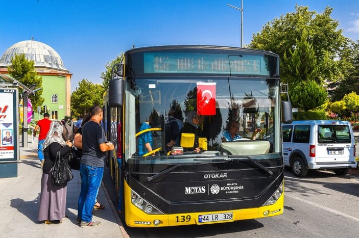 Malatya’da belediye otobüsleri bayramda ücretsiz -1