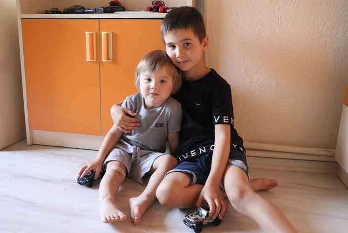 Ukrayna'da evi bombalanan Albina, iki çocuğuyla Türkiye'ye sığındı -4