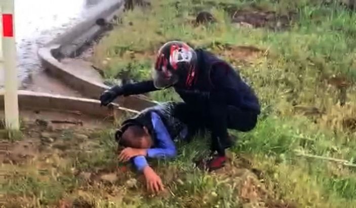 Gaziantep'te otomobil, şarampole devrildi: 2 yaralı -2