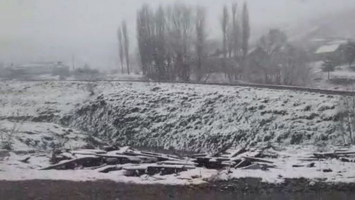 Sivas'ın yükseklerine mayıs karı -1