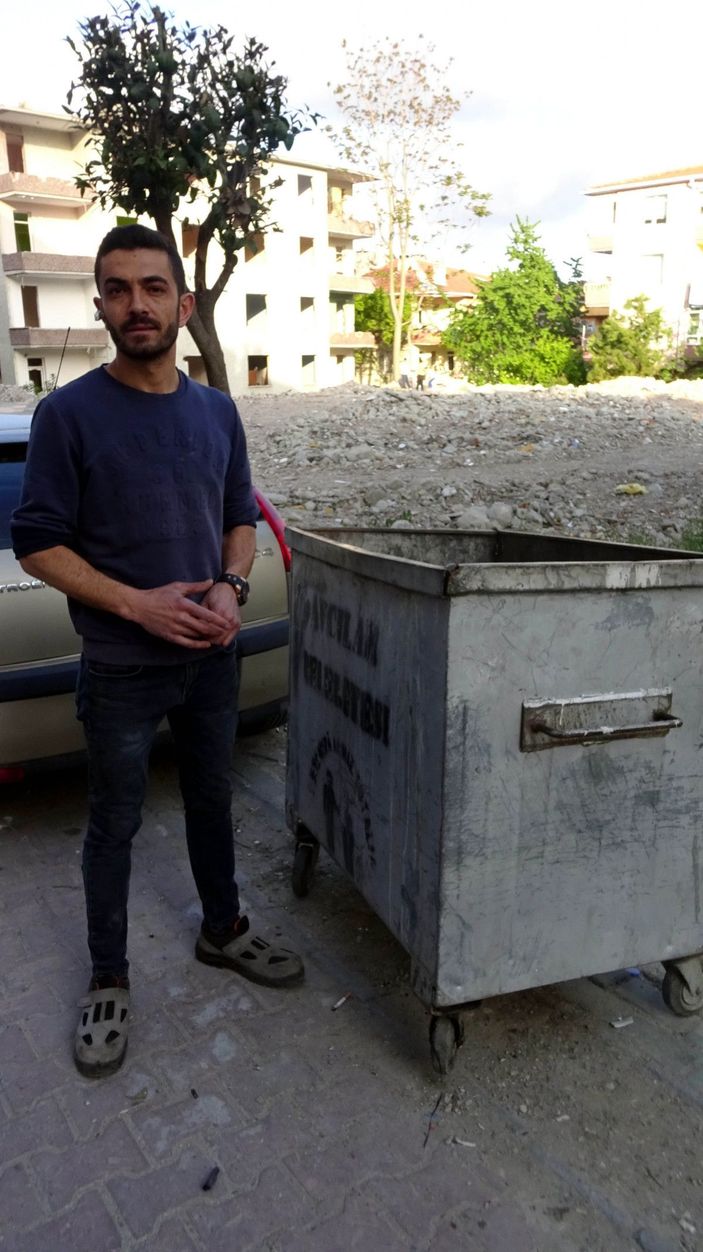 Avcılar’da çöp konteynerini böyle çaldılar -7