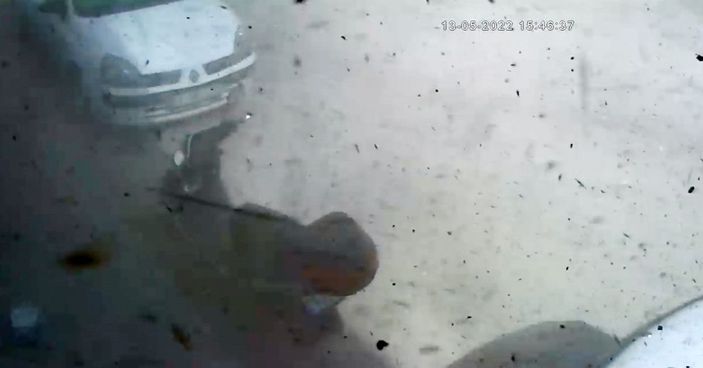 Isparta'da hortum paniği kamerada -6