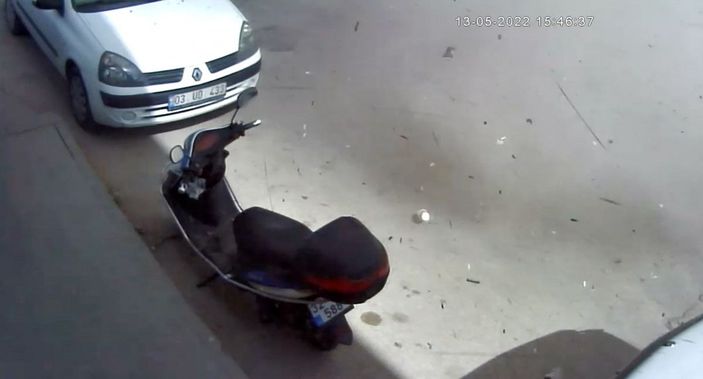 Isparta'da hortum paniği kamerada -5