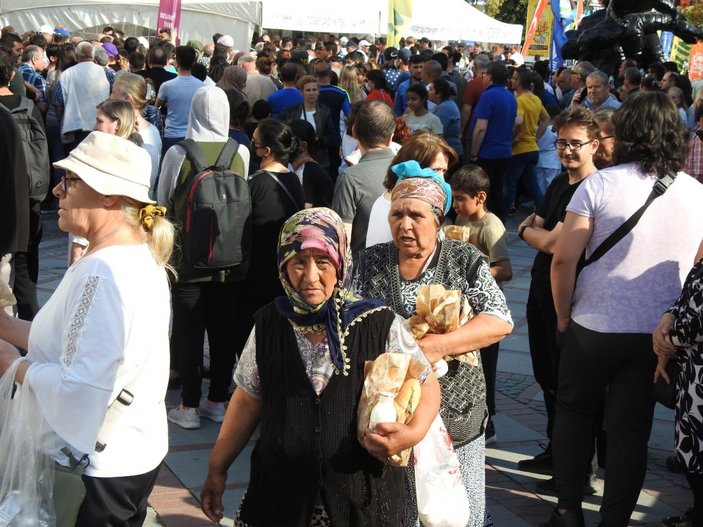 Edirne'deki ciğer festivalinden renkli görüntüler