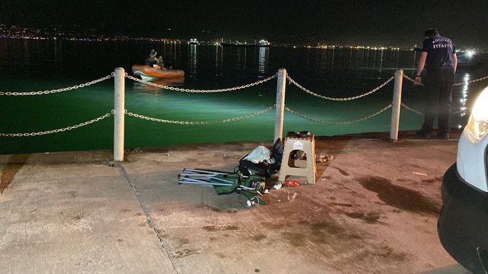 Kocaeli'de balık tutarken denize düşen iki gençten biri öldü