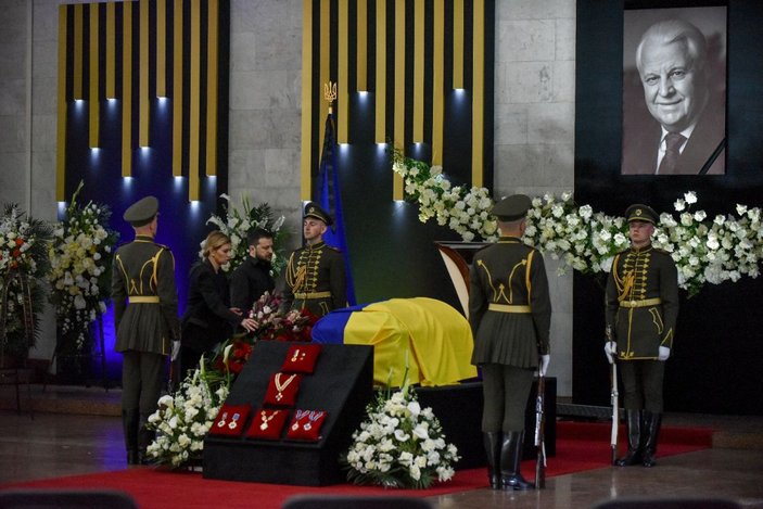 Ukrayna’nın ilk Devlet Başkanı Kravçuk için cenaze töreni düzenlendi -16