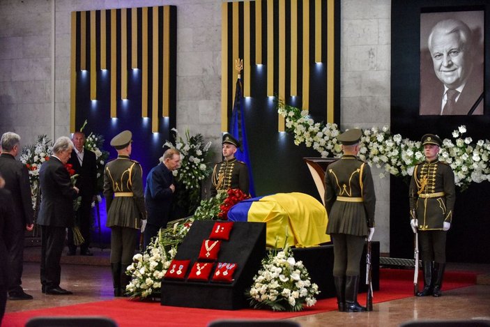 Ukrayna’nın ilk Devlet Başkanı Kravçuk için cenaze töreni düzenlendi -11
