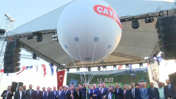 İstanbul'daki Rizeliler balonla uzaya Rize çayı gönderdi -5