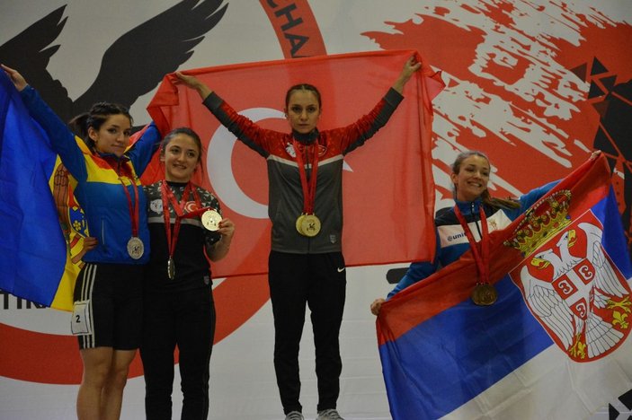 Avrupa Halter Şampiyonası’nda 3 altın, 2 gümüş madalya -1