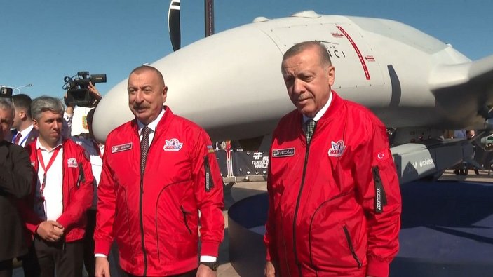 Erdoğan ve Aliyev, Bayraktar Akıncı SİHA'sını imzaladı -5