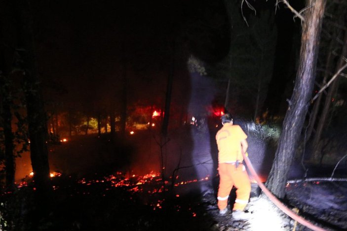 Kozan’da 6 noktada çıkan orman yangını kontrol altına alındı -1