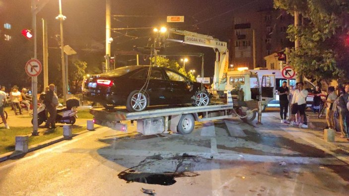 Kocaeli'de kaza yapan otomobilin sürücüsü kaçtı