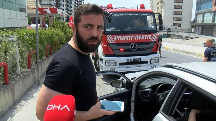 Pendik'te yakıt almak için ters yöne girdi kaza yaptı -6