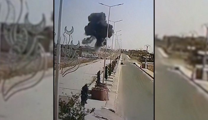 3 kişinin öldüğü Suriye'deki patlama anı; kamerada -8