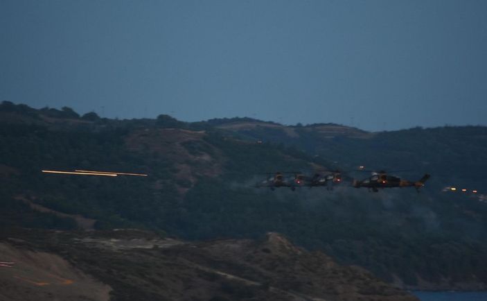 Efes-2022 Seçkin Gözlemci Günü'nün gece safhası nefes kesti -3