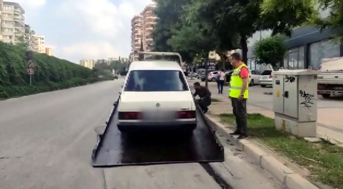 İşlek caddede drifte 9 bin lira ceza -3