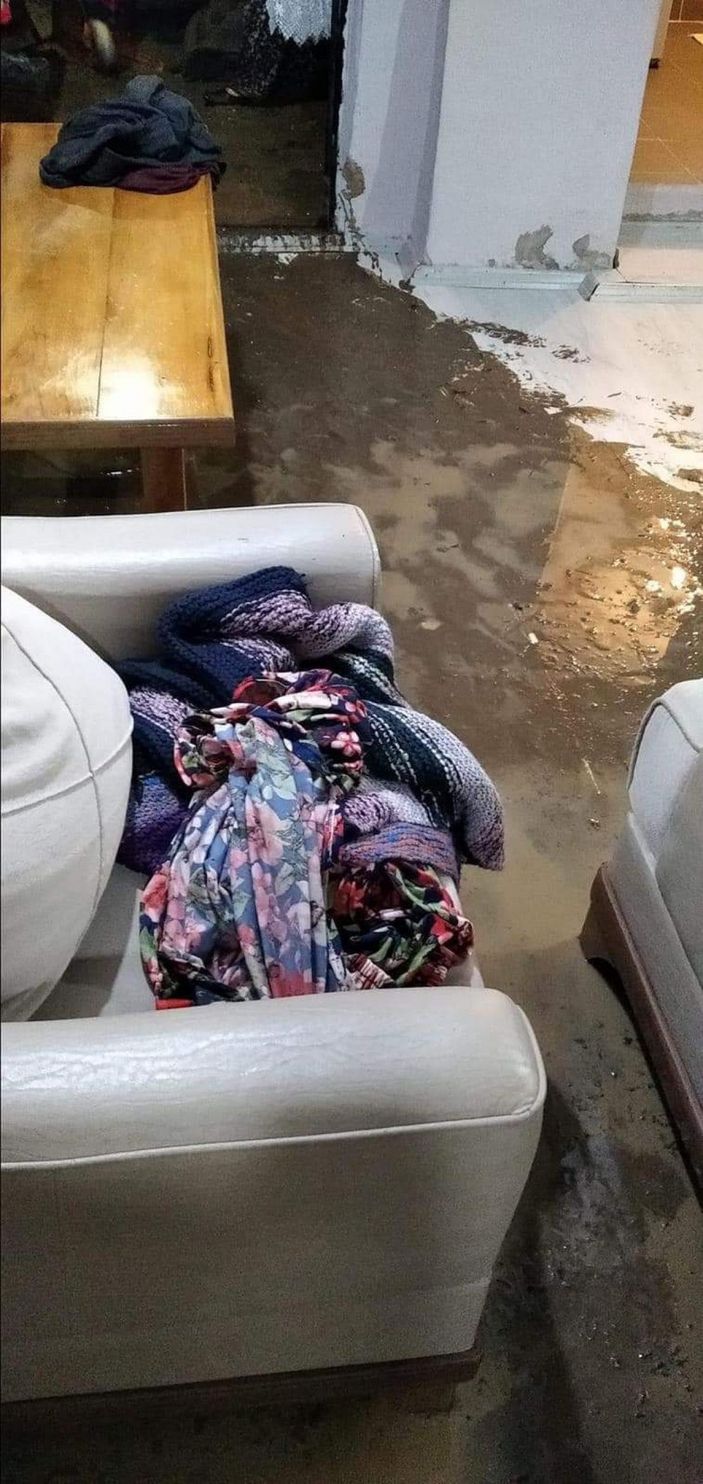 Ordu'da dere taştı, 9 evi su bastı -5