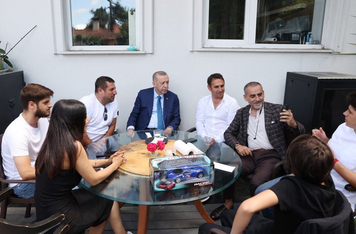 Cumhurbaşkanı Erdoğan, Beşiktaş yönetimini kabul etti -4