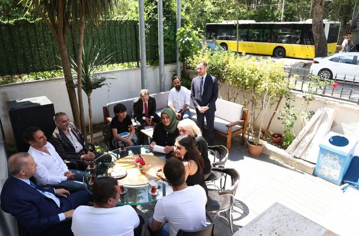 Cumhurbaşkanı Erdoğan, Beşiktaş yönetimini kabul etti -5