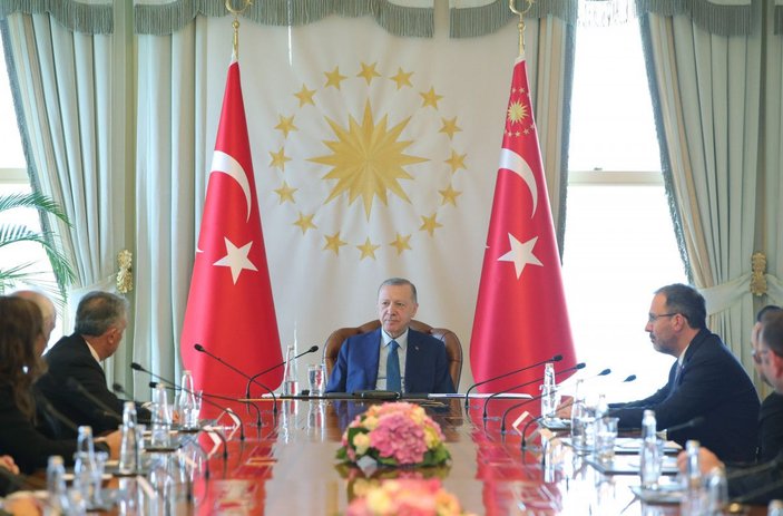 Cumhurbaşkanı Erdoğan, Beşiktaş yönetimini kabul etti -2