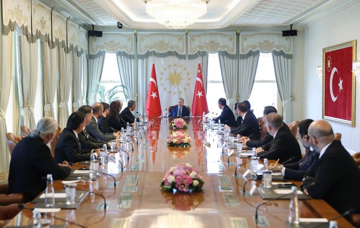 Cumhurbaşkanı Erdoğan, Beşiktaş yönetimini kabul etti -6