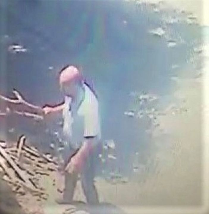 Odun kesen işçinin kalp krizi geçirdiği anlar kamerada -2