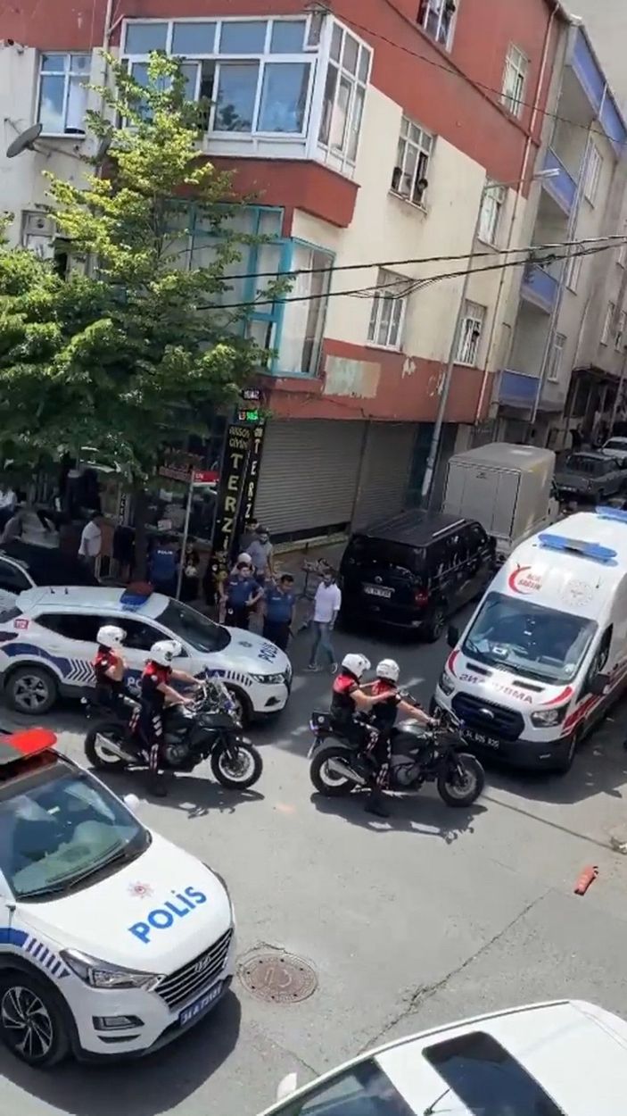 İşçi ve patron kavgası, mahalleyi savaş alanına çevirdi  -1