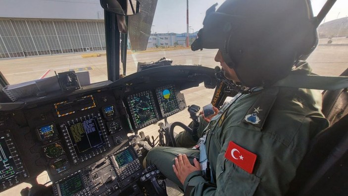 'Uçak kule' Chinook helikopteri de Marmaris'te görevde