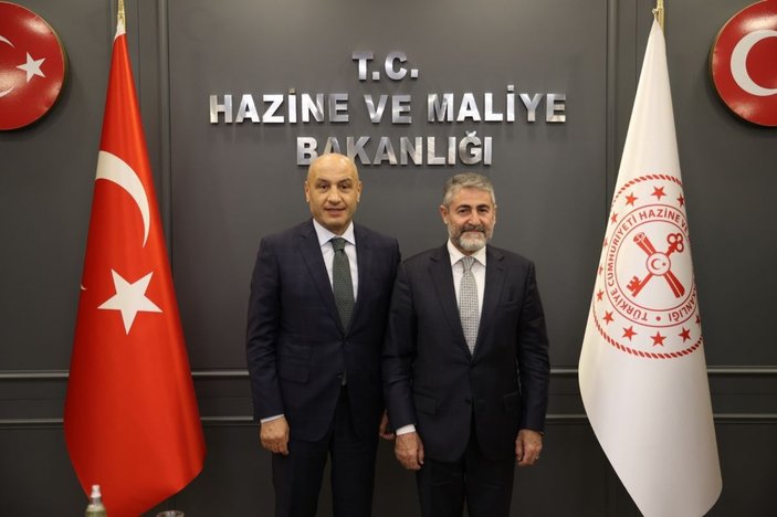 Bakan Nebati, TİM Başkanı Mustafa Gültepe ile görüştü -3