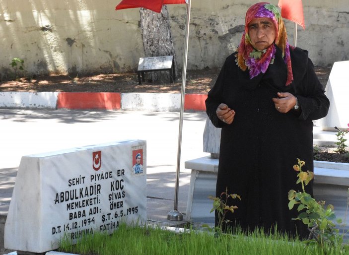 Sivas'ta şehit annelerinin hüzünlü bayramı -5