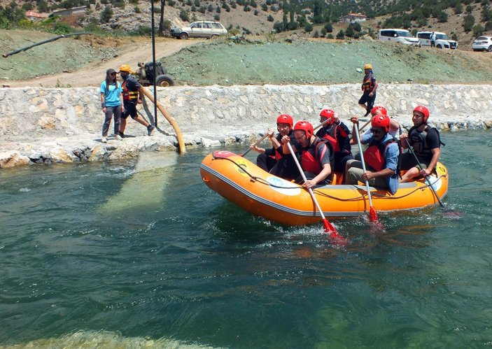 Cumhurbaşkanı Yardımcısı Oktay ve Bakan Kasapoğlu, Yozgat'ta rafting yaptı -3