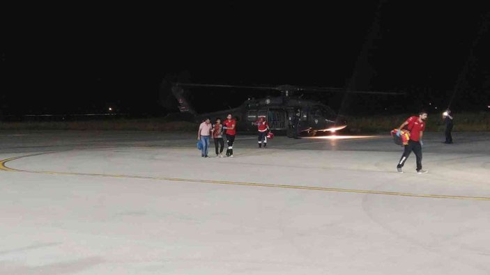Van'da polis helikopteri, 15 yaşındaki genç için havalandı