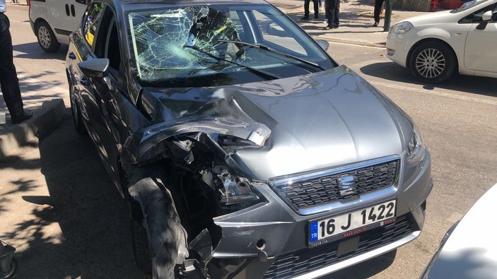 Göreve giden motosikletli asayiş timi kaza yaptı; 2 polis yaralandı -2