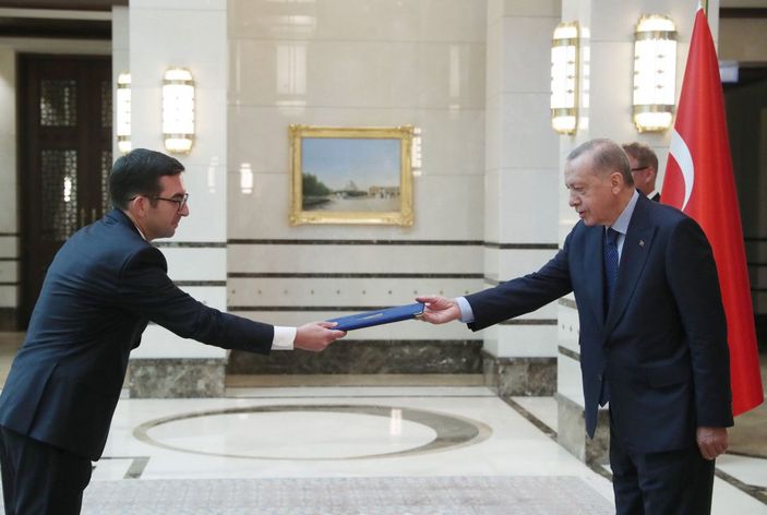 Cumhurbaşkanı Erdoğan, güven mektuplarını kabul etti -3