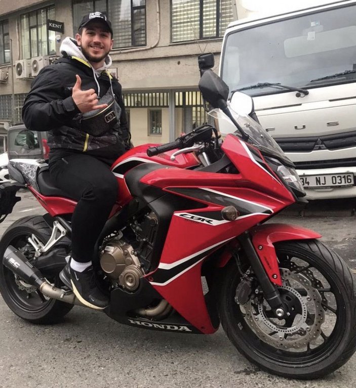 Fatih'te motosikletli Burak'ın öldüğü kaza kaskının kamerasında  -5